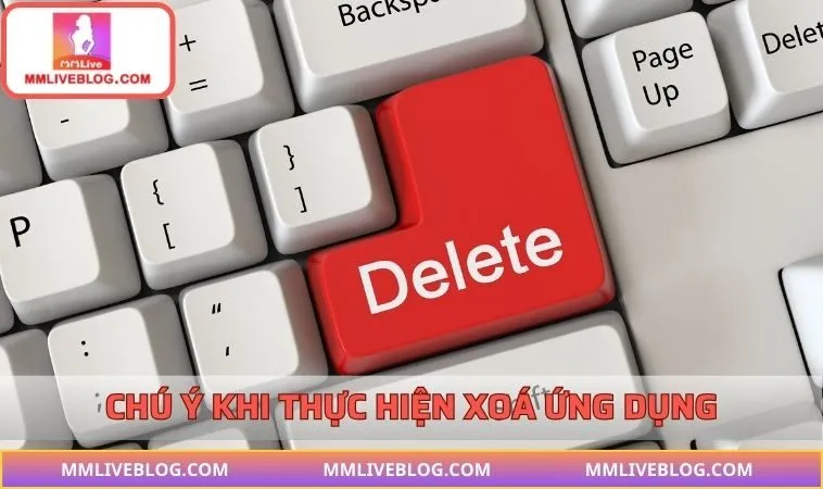 Một số vấn đề cần chú ý khi xóa tài khoản